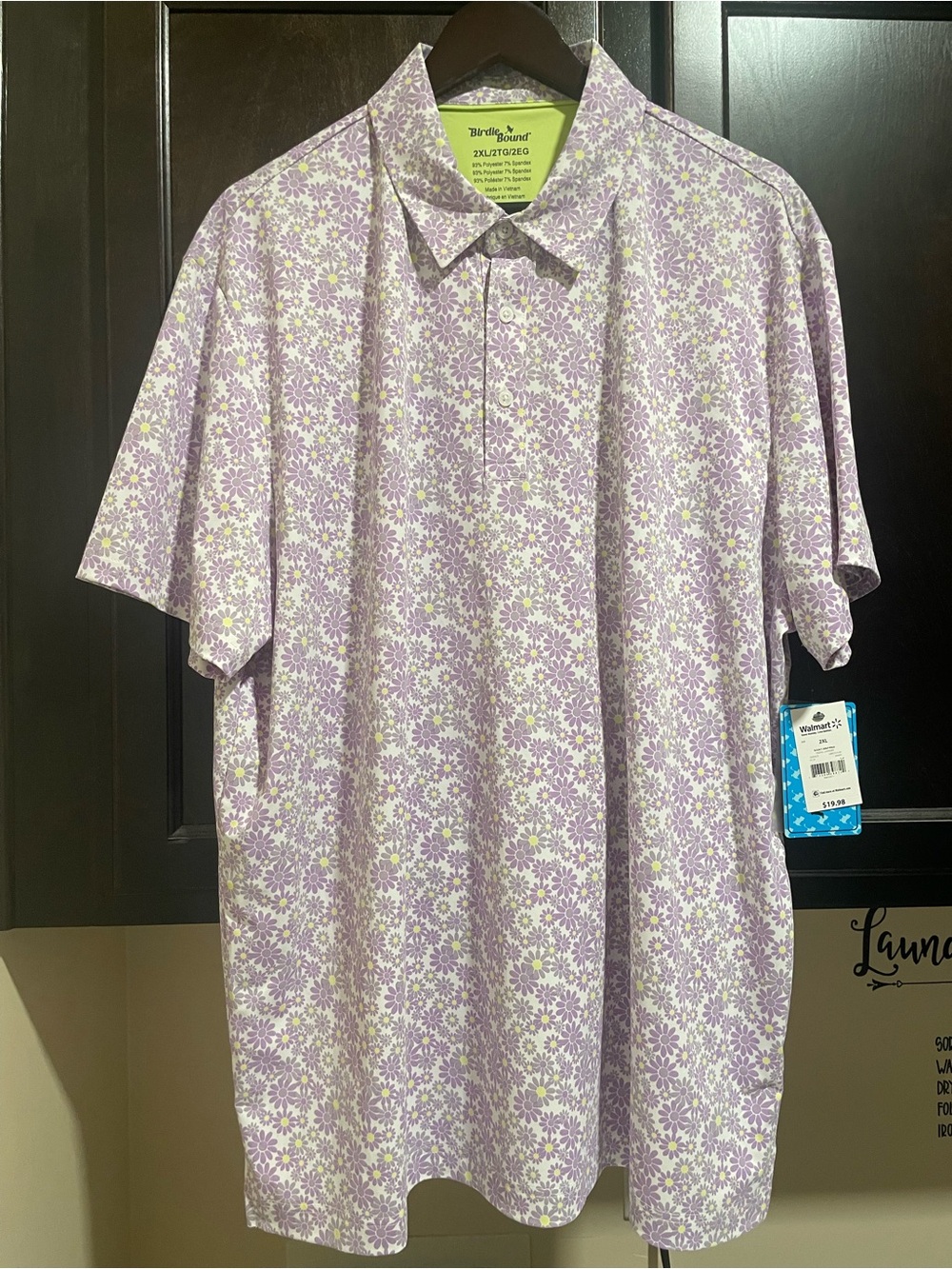 NWT Purple Birdie Bound Golf Polo XXL
